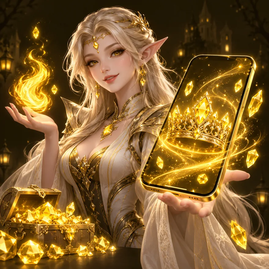 Smartphone with crown — Slotsgem