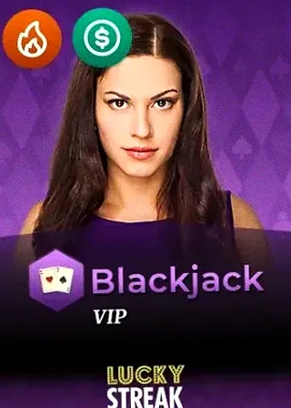 Blackjack VIP live game cover