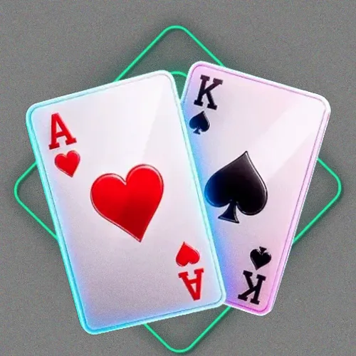 Ace and king playing cards