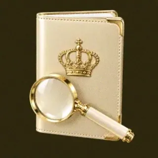 Passport magnifying glass — Slotsgem