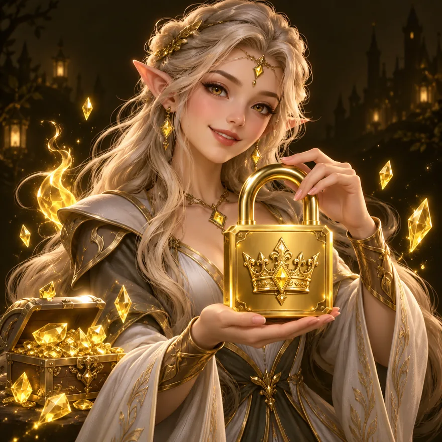 Royal padlock — Slotsgem