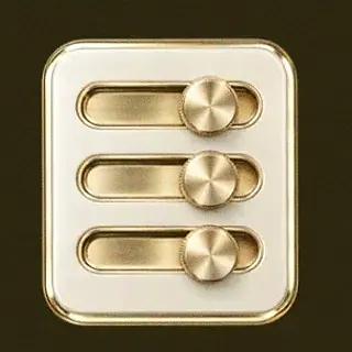 Three-knob control panel — Slotsgem
