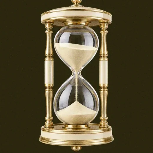 Ornate hourglass — Slotsgem