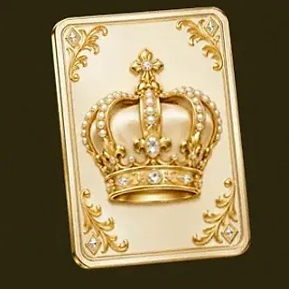 Royal crown card — Slotsgem