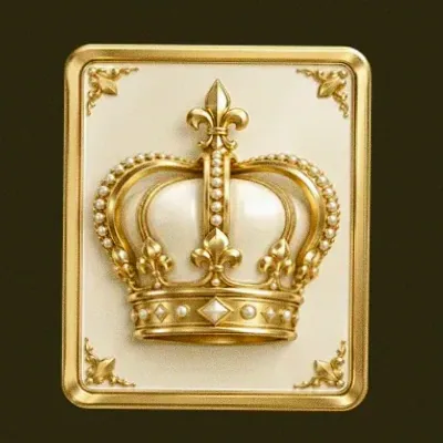 Crown emblem card — Slotsgem