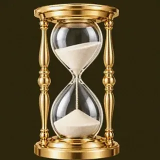 Golden hourglass — Slotsgem
