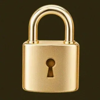 Metal padlock — Slotsgem
