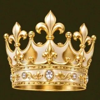 Ornate royal crown — Slotsgem