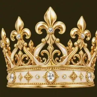 Jeweled royal crown — Slotsgem