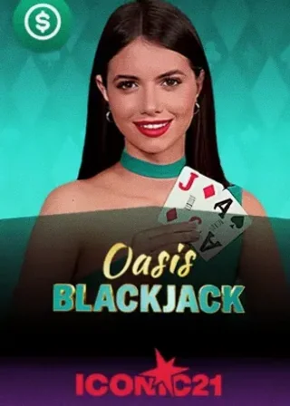 Oasis Blackjack live game cover