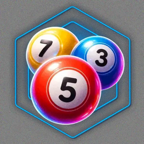 Numbered bingo balls
