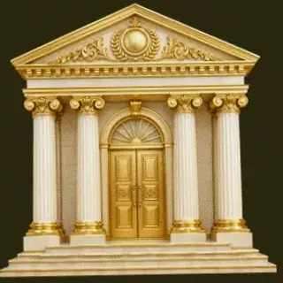 Classical bank building — Slotsgem